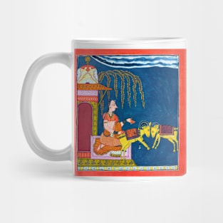 Kaccheli Ragini Ragamala Woman Shrine Rams 1900s India Mug